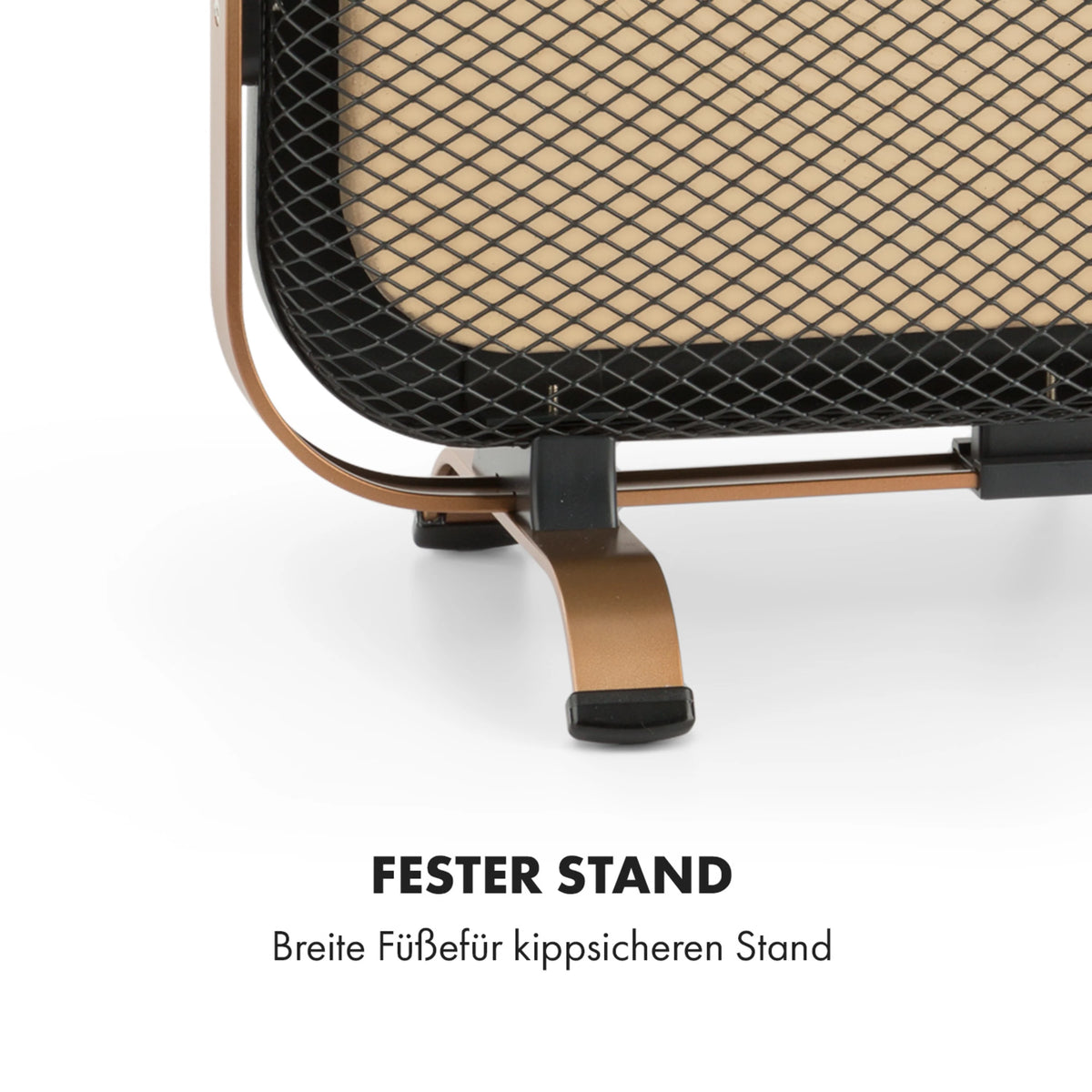 HeatPal 1300W 13–25m² Infrarotheizung Standgerät Schwarz