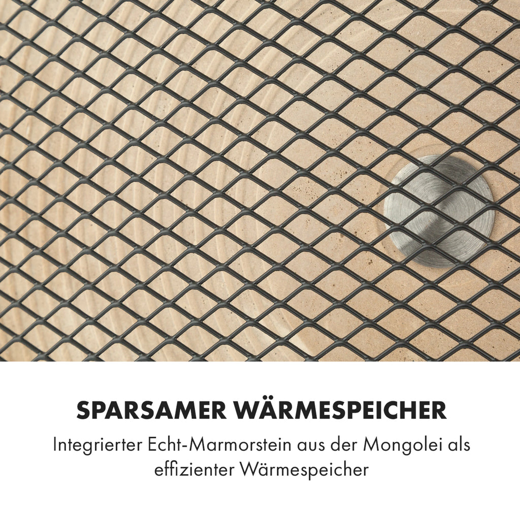 HeatPal 1300W 13–25m² Infrarotheizung Standgerät Schwarz