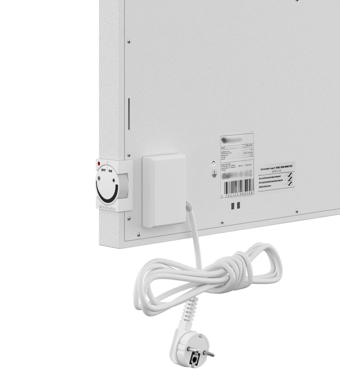 Infrarotheizung Hybrid Infrarotheizung Luftkonvektion Thermostat Elektro Heizkörper