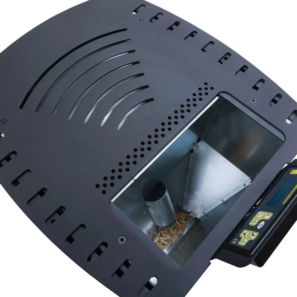 Nemaxx P9 Pelletofen Pelletkaminofen 11kW Kaminofen Heizofen Pellet Ofen Kamin Pelletheizung Heizgerät Kaminheizung Pellets -schwarz- WiFi-Ready
