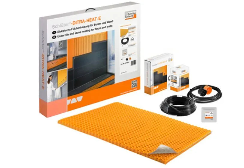 Schlüter Ditra HEAT E DUO-S Komplett-Set Boden und Wand 5 Matten