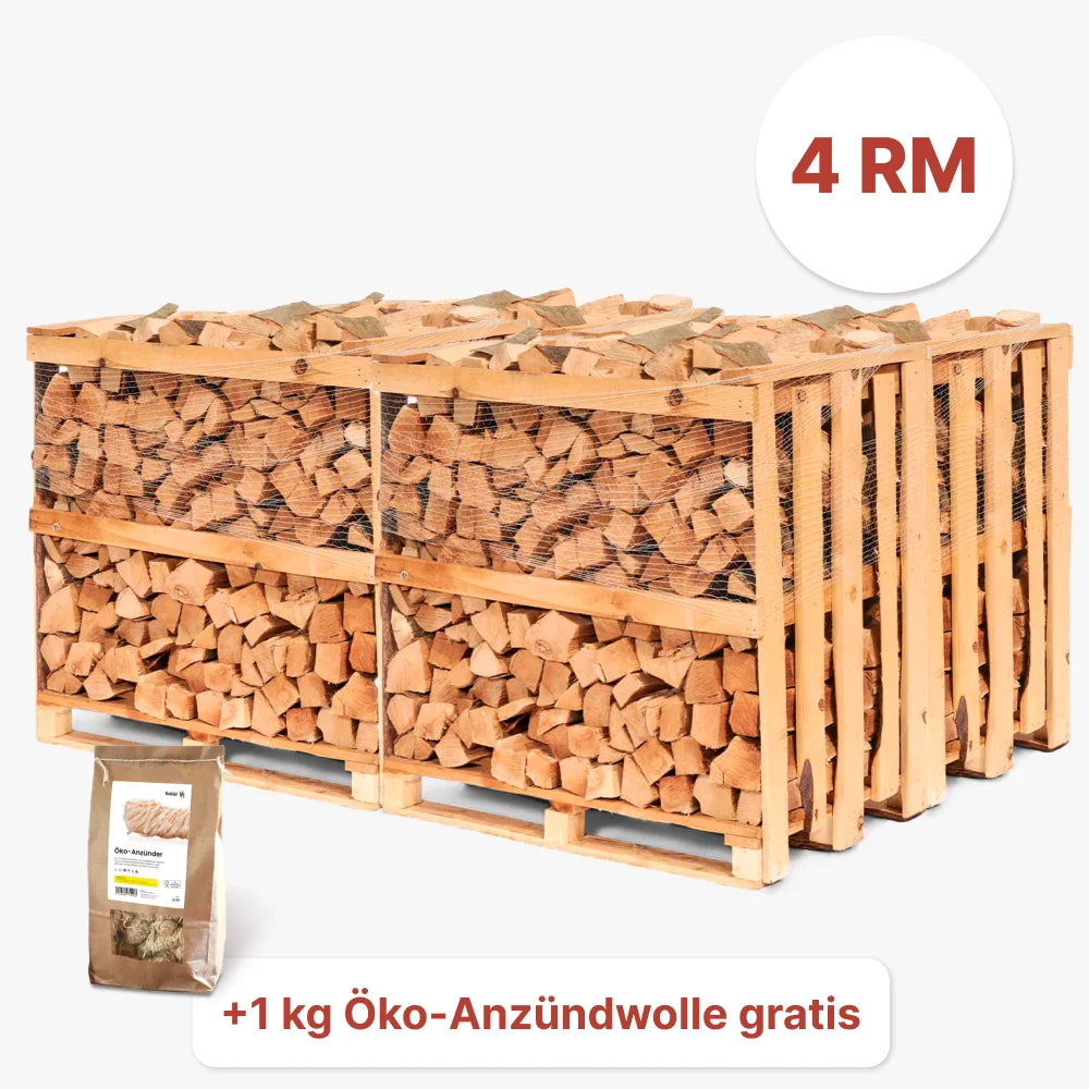 Vorteilspakete: Kaminholz Buche 4 Ster