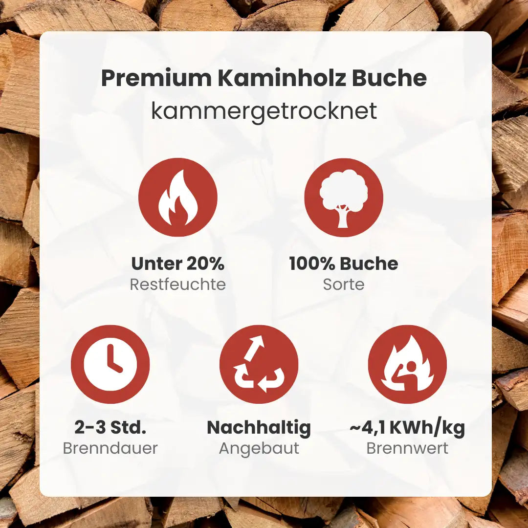 Vorteilspakete: Kaminholz Buche 4 Ster